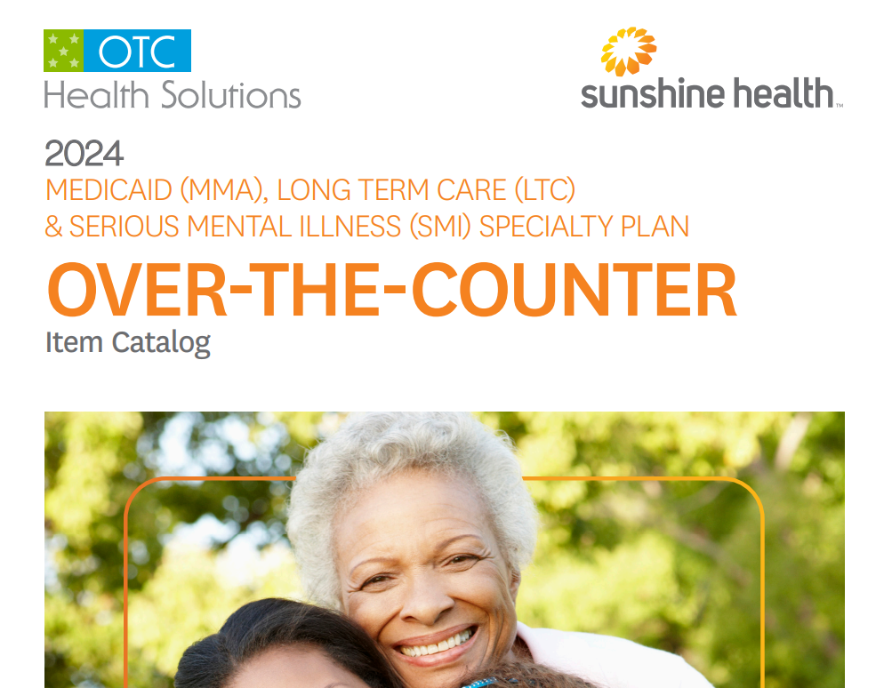 Sunshine Health OTC Catalog 2025